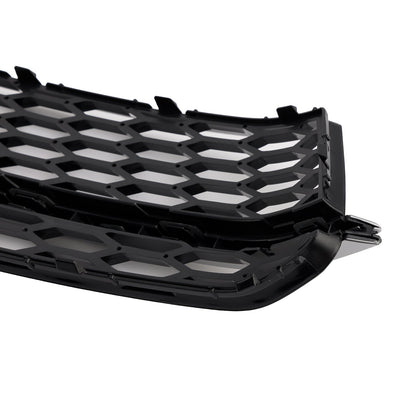 2013-2016 Audi A5 Sline / S5 2PCS Front Fog Lamp Black Grill Honeycomb Replacement Grille