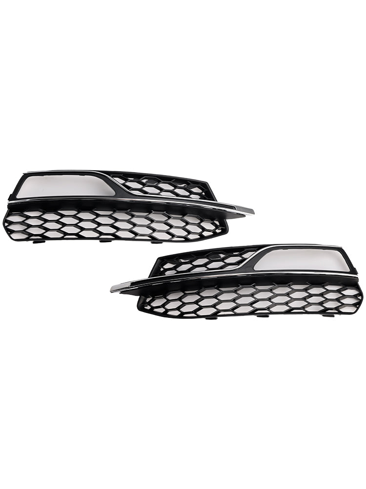 2013-2016 Front Lower Bumper Fog Light Cover Grill Fit AUDI A3 S3 S-Line