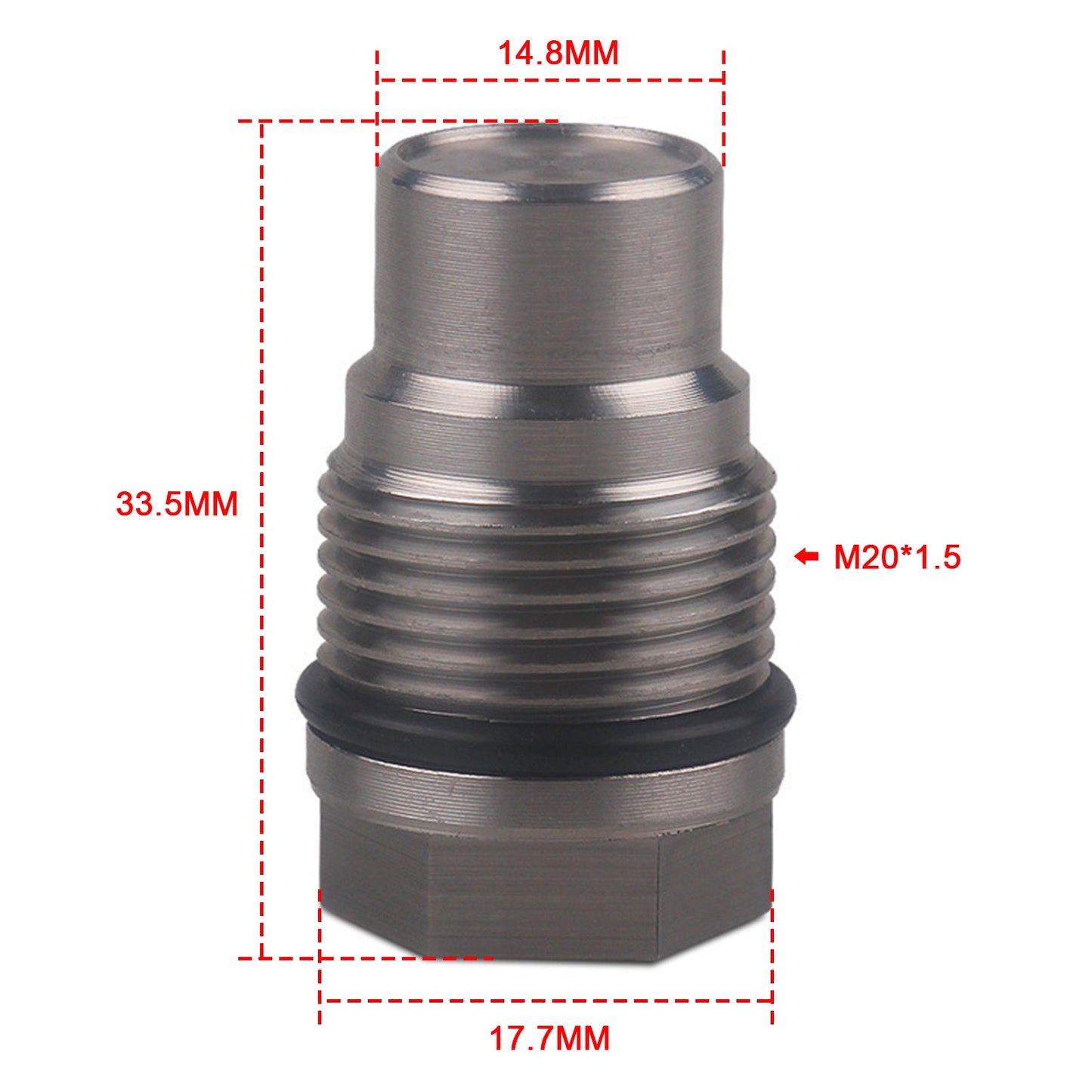 Bouchon de rampe d'injection Cummins Race pour Dodge 6,7 L (2007-2012)