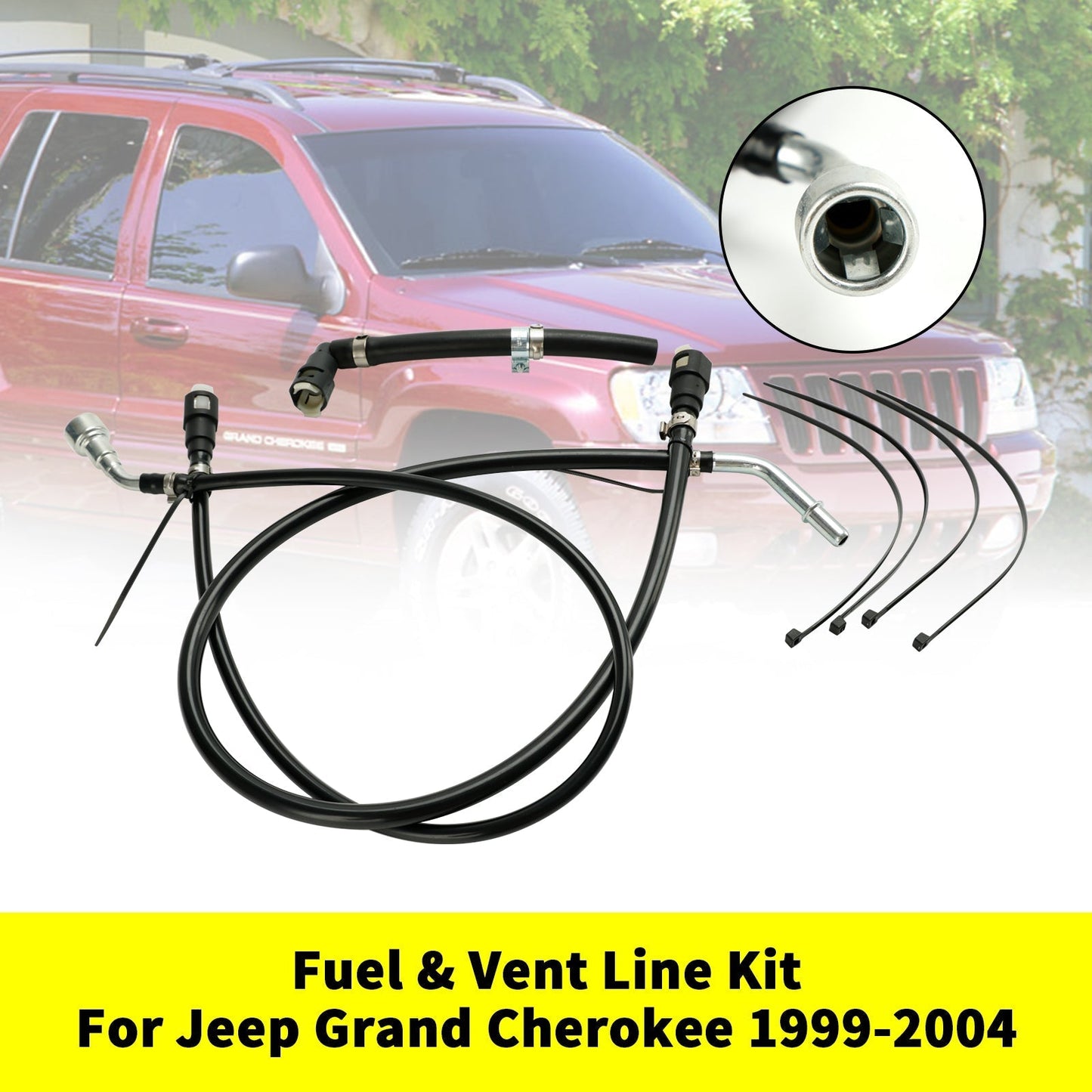 Jeep Grand Cherokee 1999-2004 : ensemble de conduites de carburant de pompe à filtre FL-FG0918 68202490A