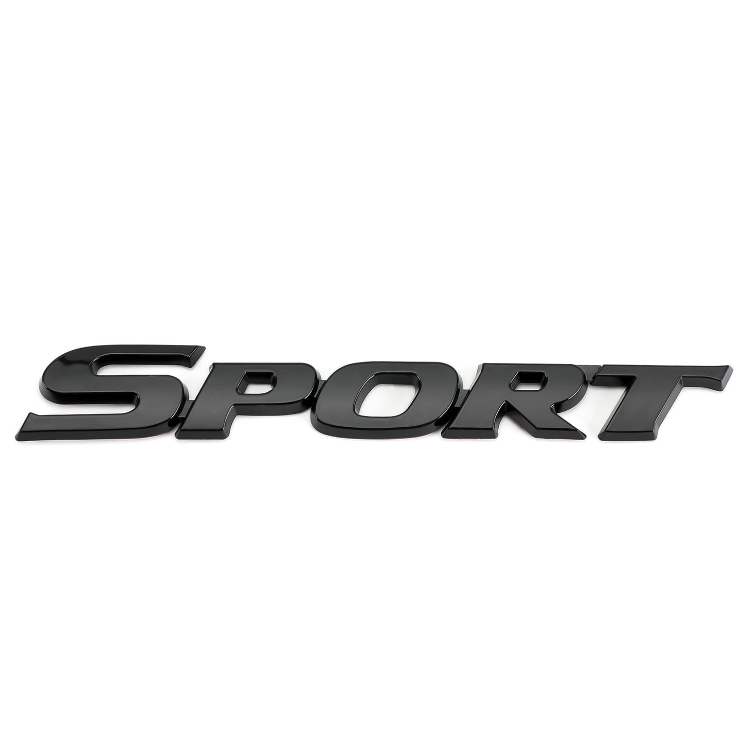 Autocollant 3D en métal avec logo sport pour coffre de voiture, hayon, noir