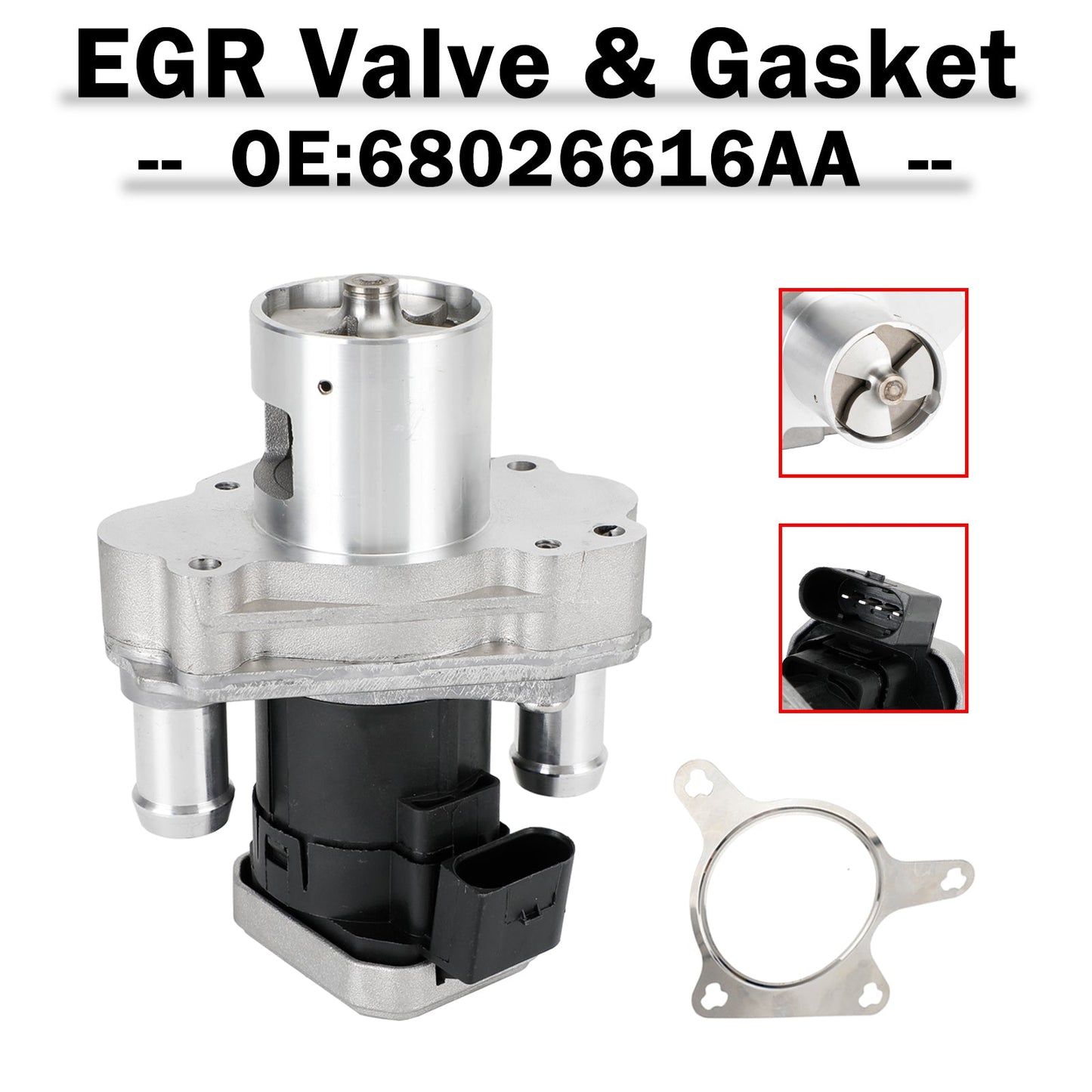 2007-2009 Freightliner Sprinter 2500 3500 EGR Valve & Gasket 68051514AA 68051514AA A6421401760 14533101087
