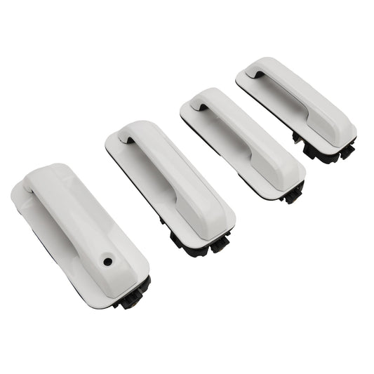 Poignées de porte extérieures 4 pièces pour pick-up Ford Super Duty F250/F350 2017-2020 FL3Z1626605AA FL3Z1522404AA