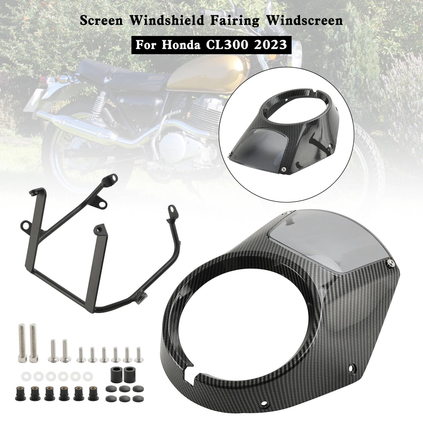 Headlight Windshield Fairing Windscreen For For Honda CL300 2023