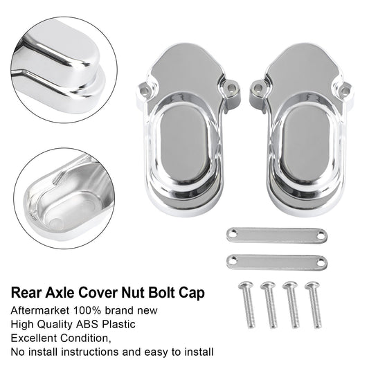 Rear Axle Cover Nut Bolt Cap For Sportster 1200 XL1200C 883 2005-2017 Chrome
