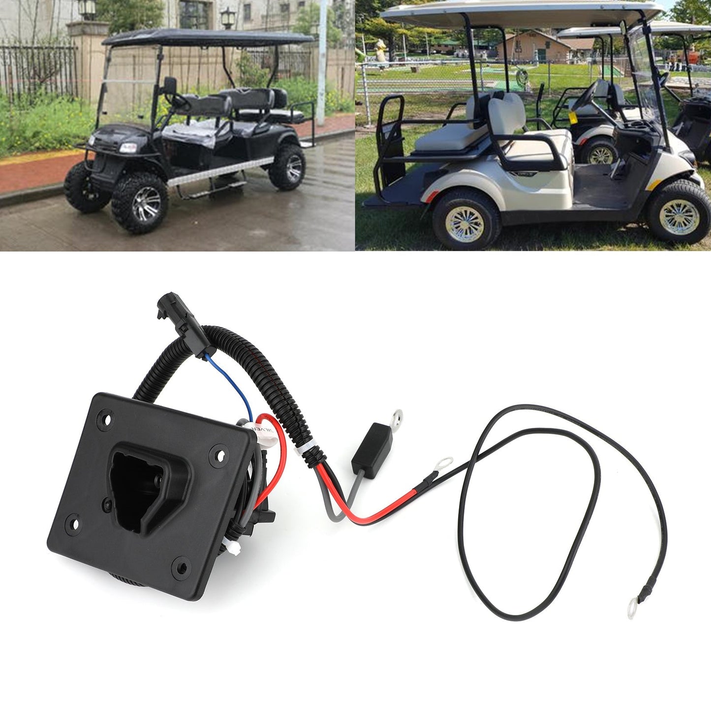 Receptáculo de cargador Delta-Q de 48 V para carritos de golf EZGO RXV/TXT (modelos 2008 y posteriores) OEM 602529
