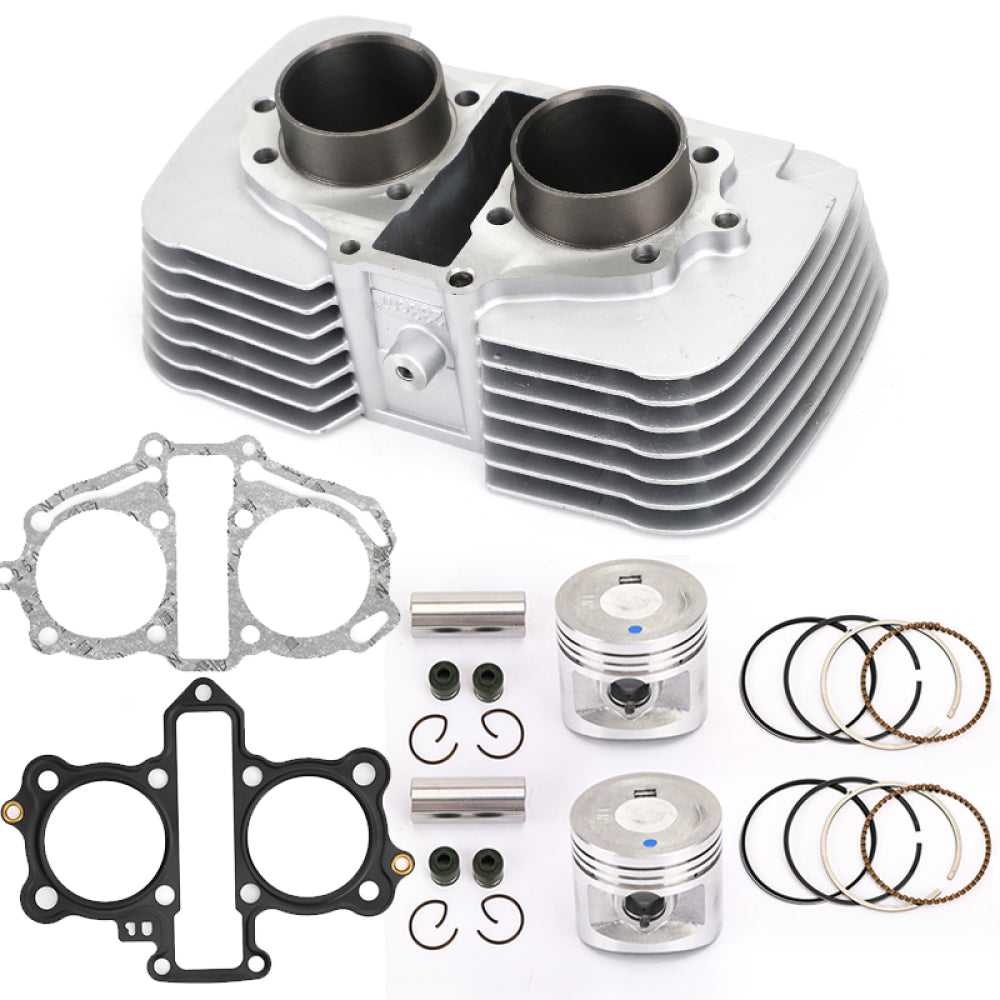 Kit de juntas de pistón y cilindro de motor para Honda Rebel CA 250 CMX 250 96-15
