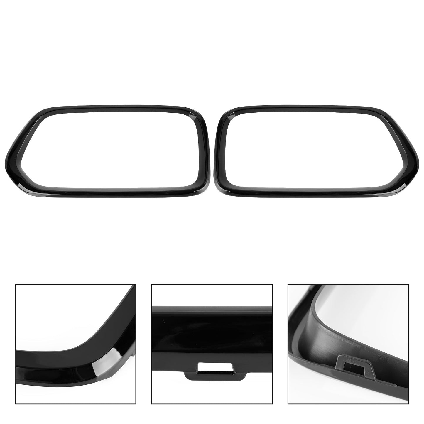 2018-2023 BMW X2 F39 sDrive18i/xDrive20i/sDrive20i/xDrive25e/M35i Gloss Black Front Bumper Grill Frame Cover Trim
