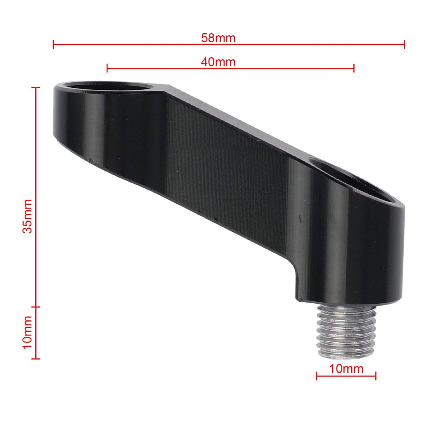 Mirror Riser Extender Adapter For Yamaha GPD 125 155 N-Max SMX XSR NVX 155