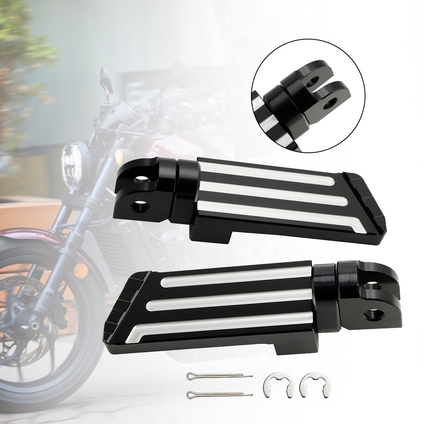 Repose-pieds avant pour Rebel 1100 CM1100 CMX 1100 DCT/MT 2021-2023