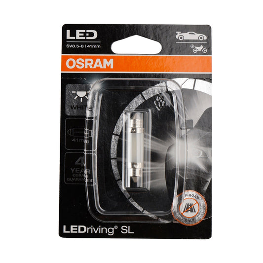 OSRAM Car Light LEDriving SL C5W41MM 12V 0.6W 6000K 6413DWP