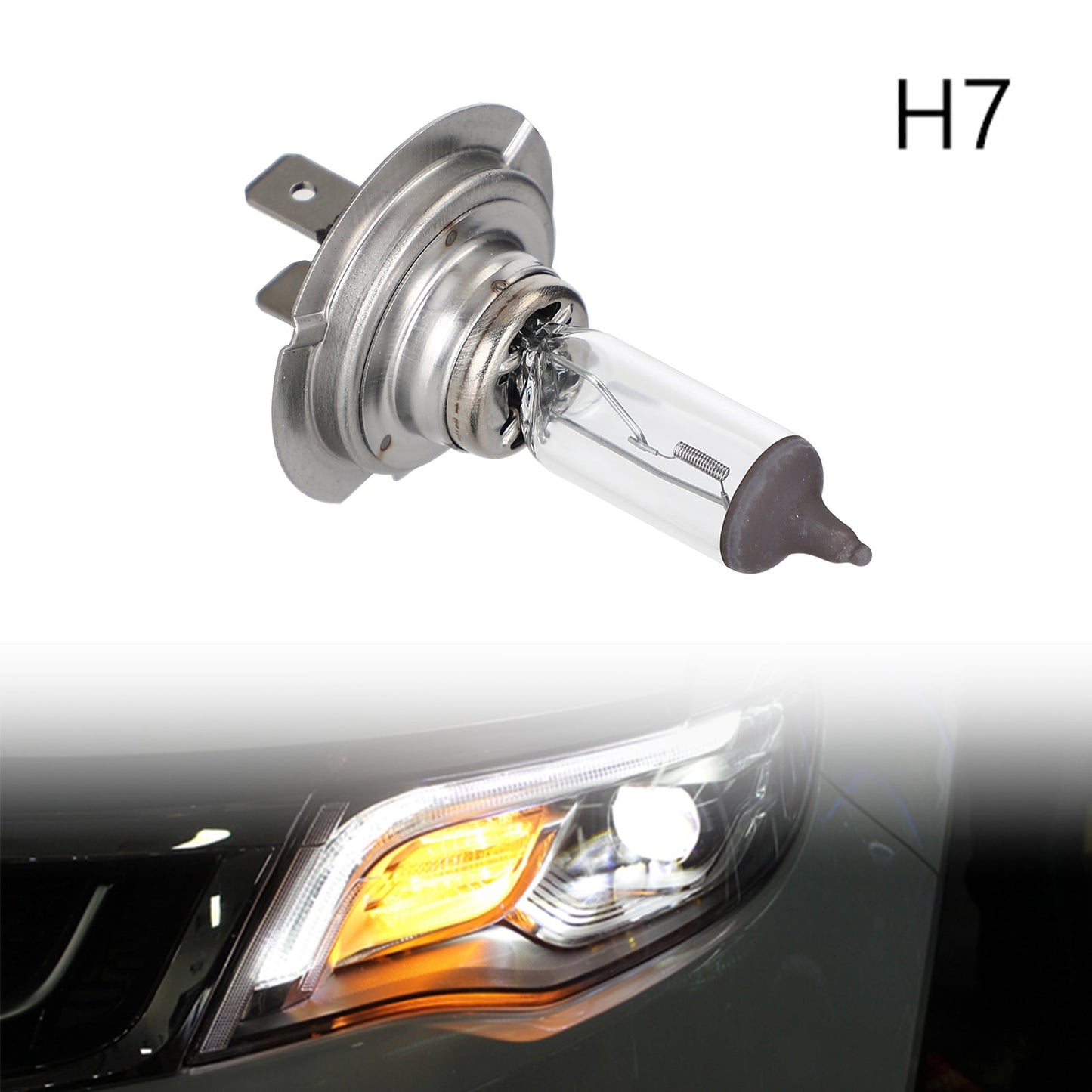 Ampoule UniversL Vosla H7 12 V 80 W, lampe auxiliaire 28358 PX26d