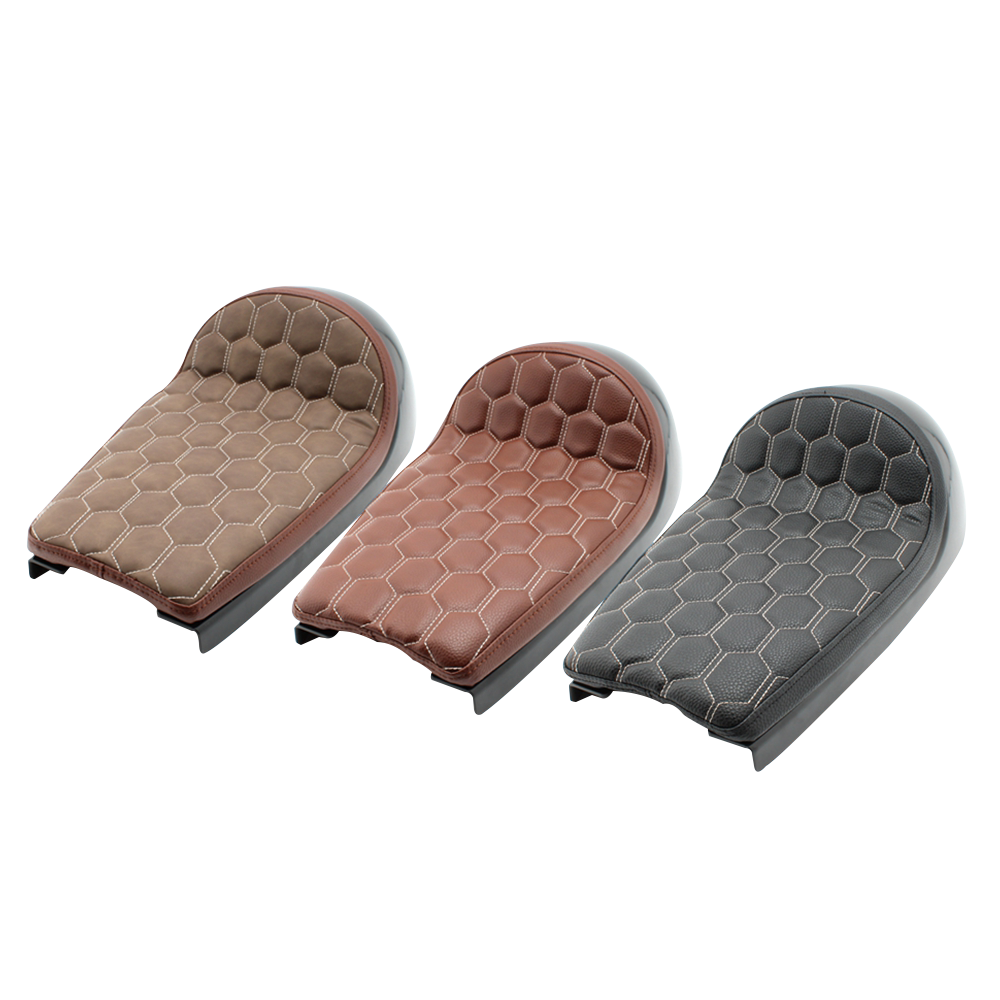 Siège universel Cafe Racer, base de siège rétro, coussin vintage, selle Scrambler, trois couleurs