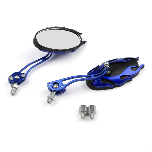 Universal Motorcycle Rearview Mirrors Rear View Mirror 8mm 10mm