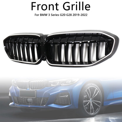2019-2022 Glossy Black Kidney Grille Grill 51138072085 Fit BMW 3 Series G20