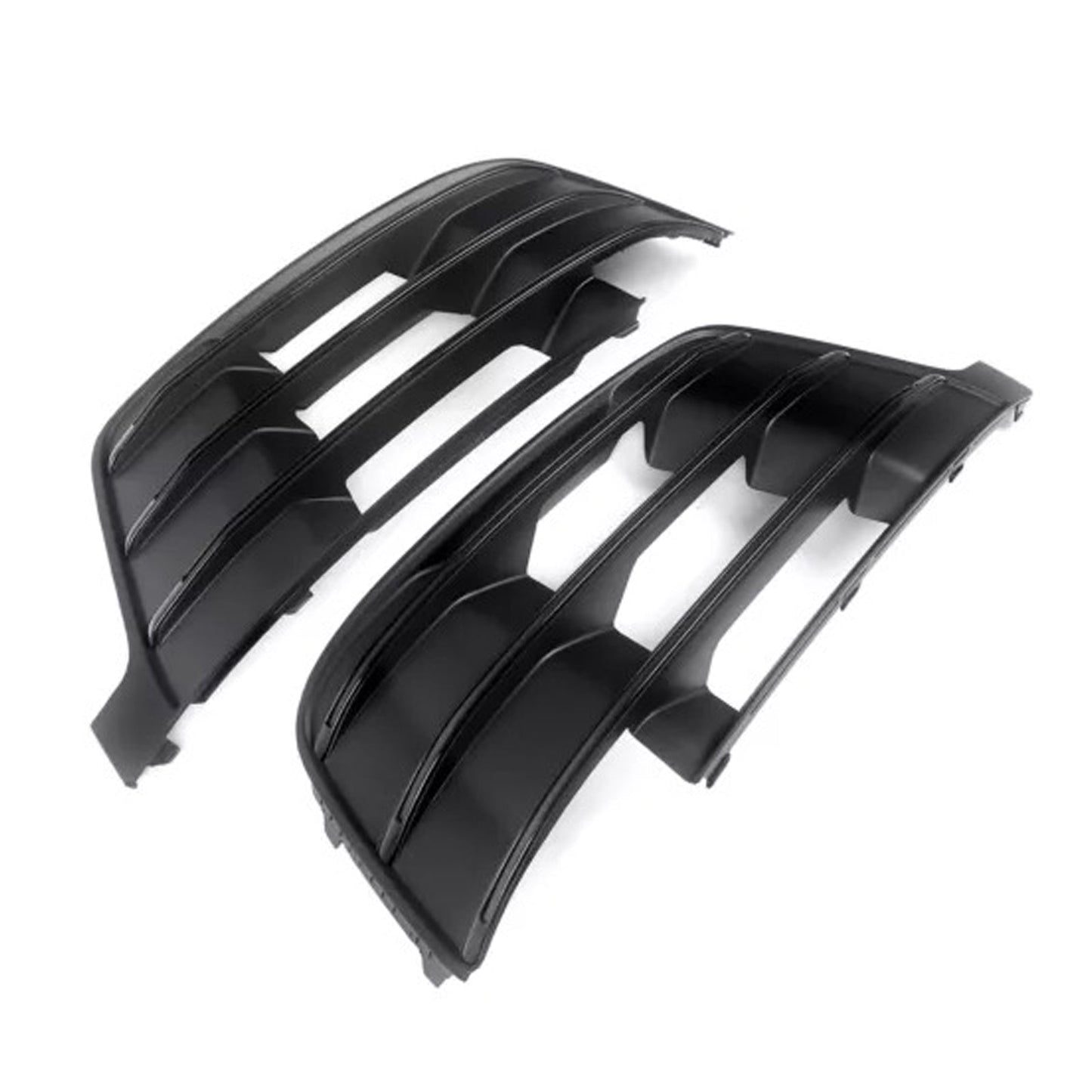 2X Original Car Front Bumper Fog Light Grilles For Audi Q7 S-Line 2016-2019