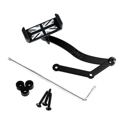 360?? Rotation Car Mobile Phone Holder Mount for Mini Cooper R50 R52 R53 Grey