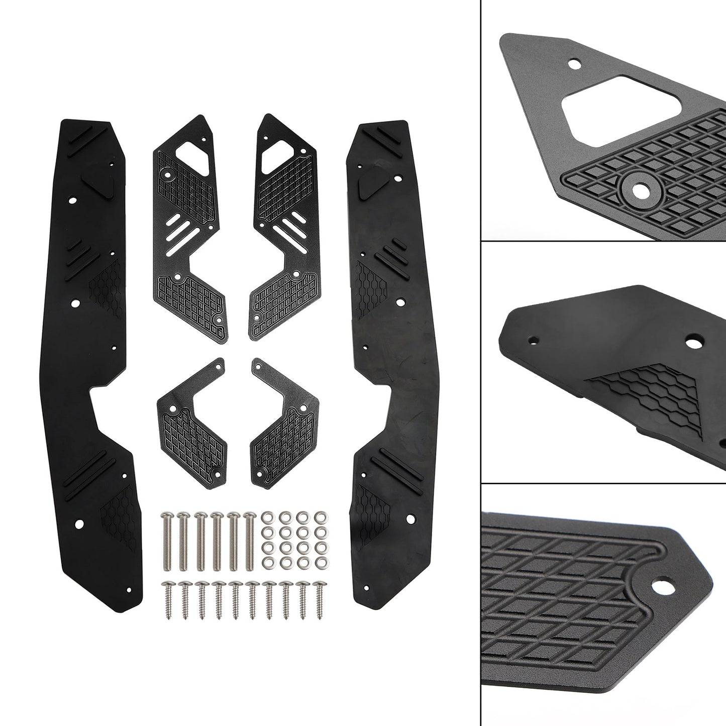 Reposapiés, estriberas, pedal, placa de protección, compatible con HONDA ADV160 2022-2023