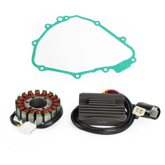 2002-2007 Honda CB900 CB900F Hornet 900 Magneto Stator 31120-MCZ-003+Voltage Rectifier 31600-MCZ-D11+Gasket 11392-MV9-670