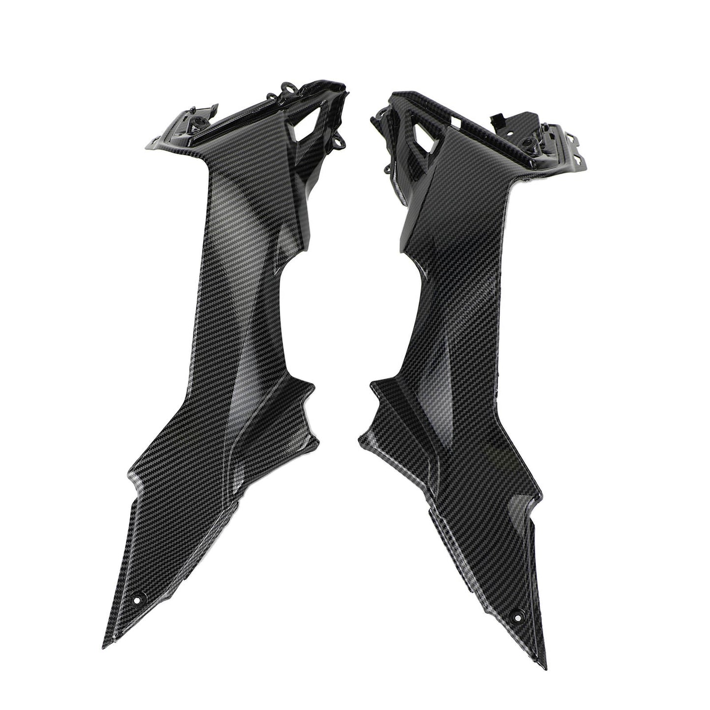 Carbon Tank Side Cover panel Trim fairing Fit For Kawasaki Z650 2017-2020