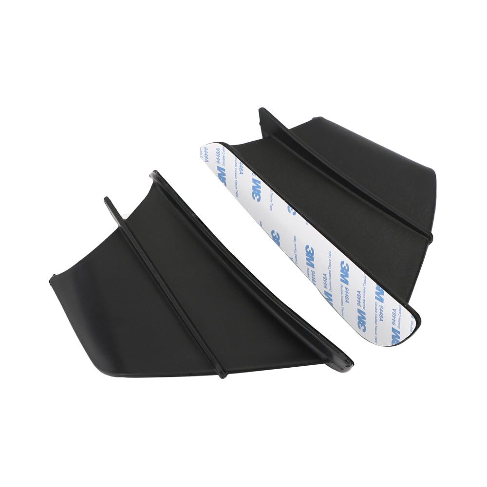 Black Side Winglet Wind Fin Spoiler Trim Cover