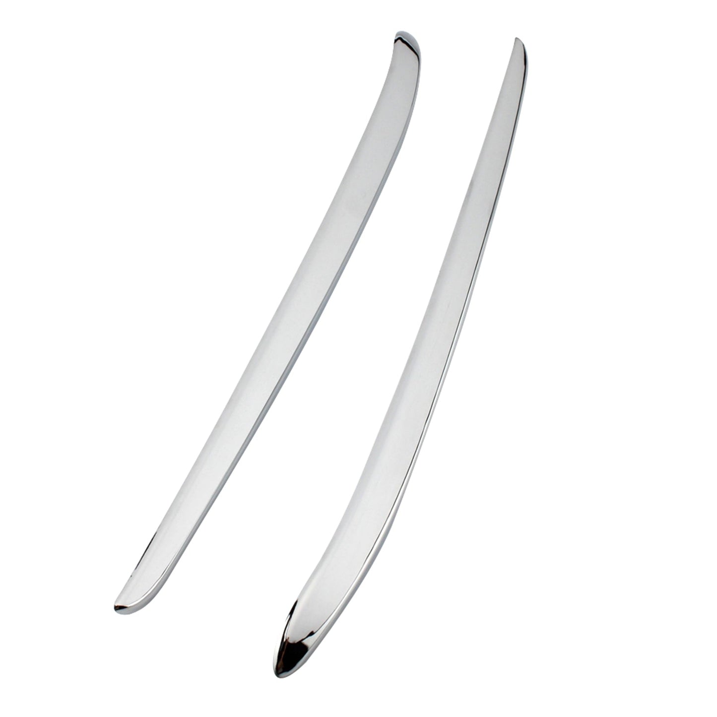 Chrome Side Panel Storage Box Plating Trim Strip For BMW K1600GTL 2011-2018