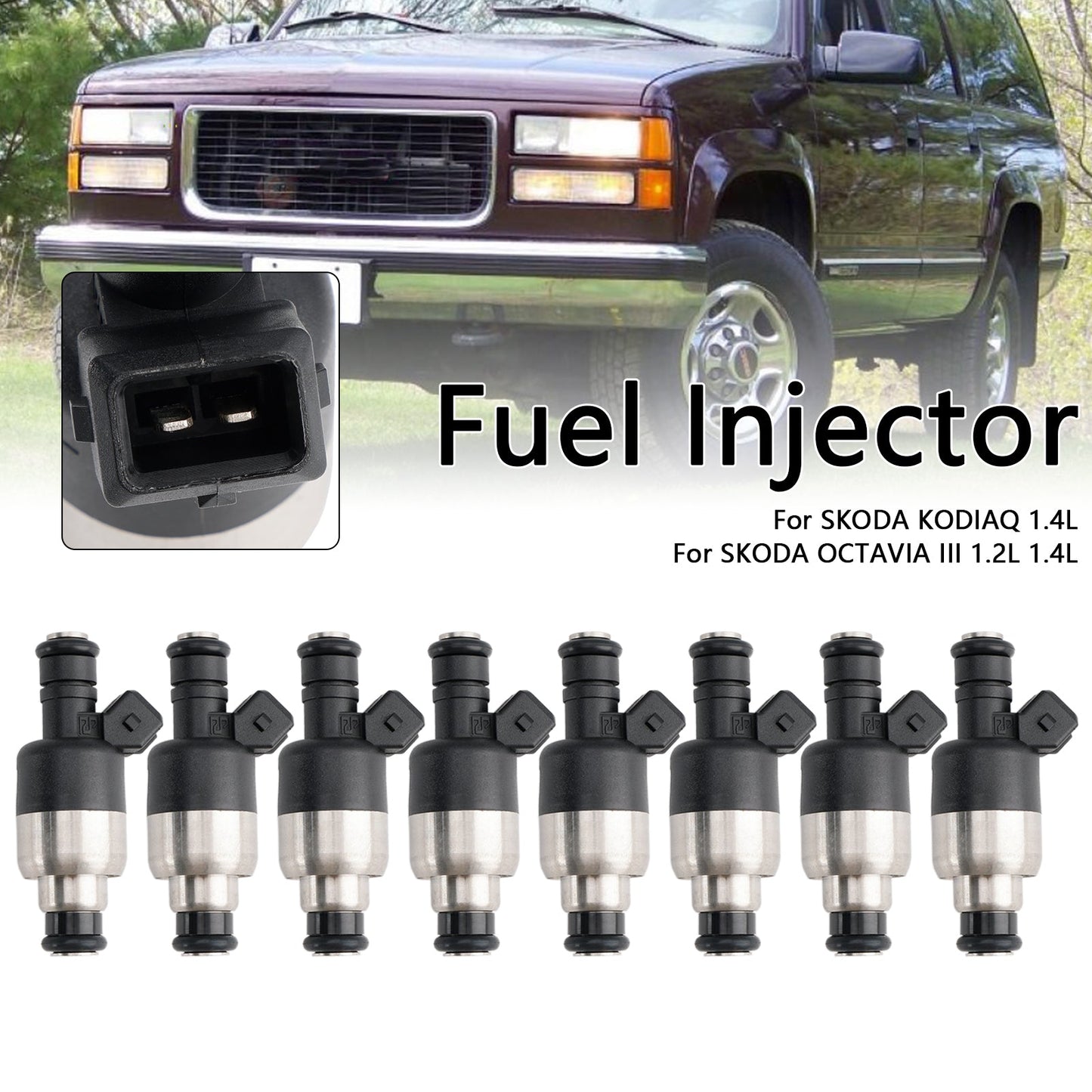 1996-2000 GMC C2500 C3500 Savana 3500 8Pcs Fuel Injector 17109596 83211150
