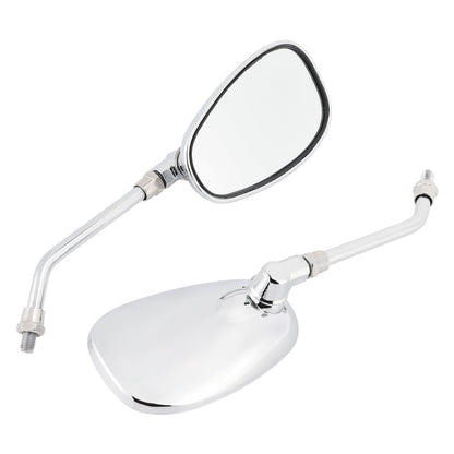 1999-2003 Yamaha XV1600AT Road Star Silverado 4NK-26280-00 Pair Black M10 Rearview Mirrors