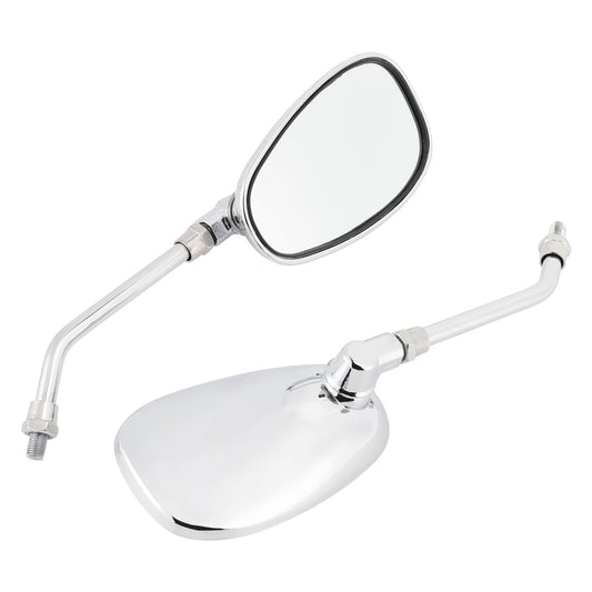 1998-2004 Yamaha V-Star XVS650 XVS1100 00-09 Pair Black M10 Rearview Mirrors