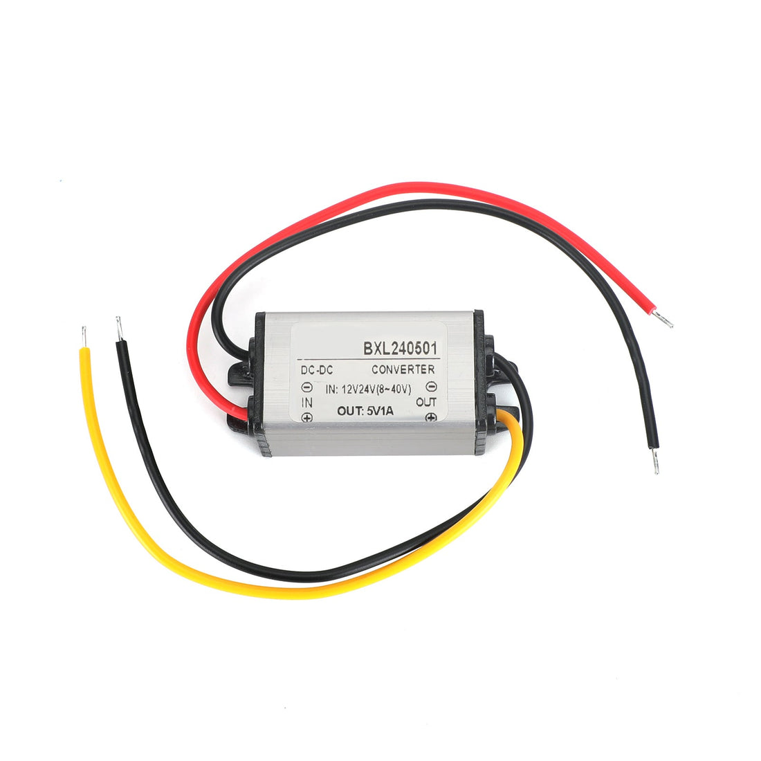 12V/24V to 5V 5A 25W Waterproof Converter Step Down Volt Module Power Supply, 12/24V-5V-3A