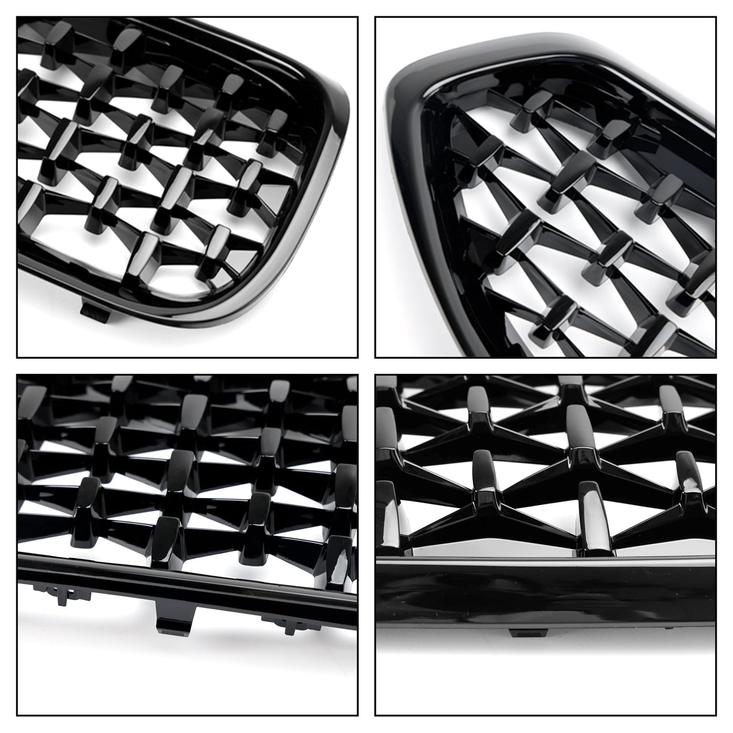 2019-2024 BMW Z4 G29 20I 30I M40I Front Kidney Grill Gloss Black Diamond Grille