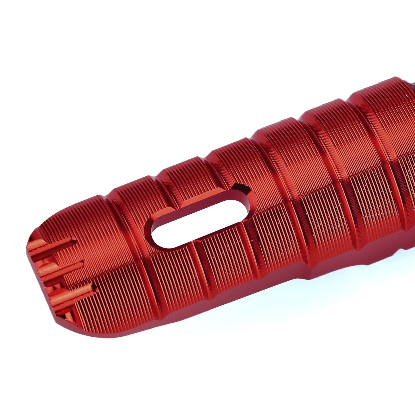 Repose-pieds avant rouges pour KAWASAKI Z300 15-18