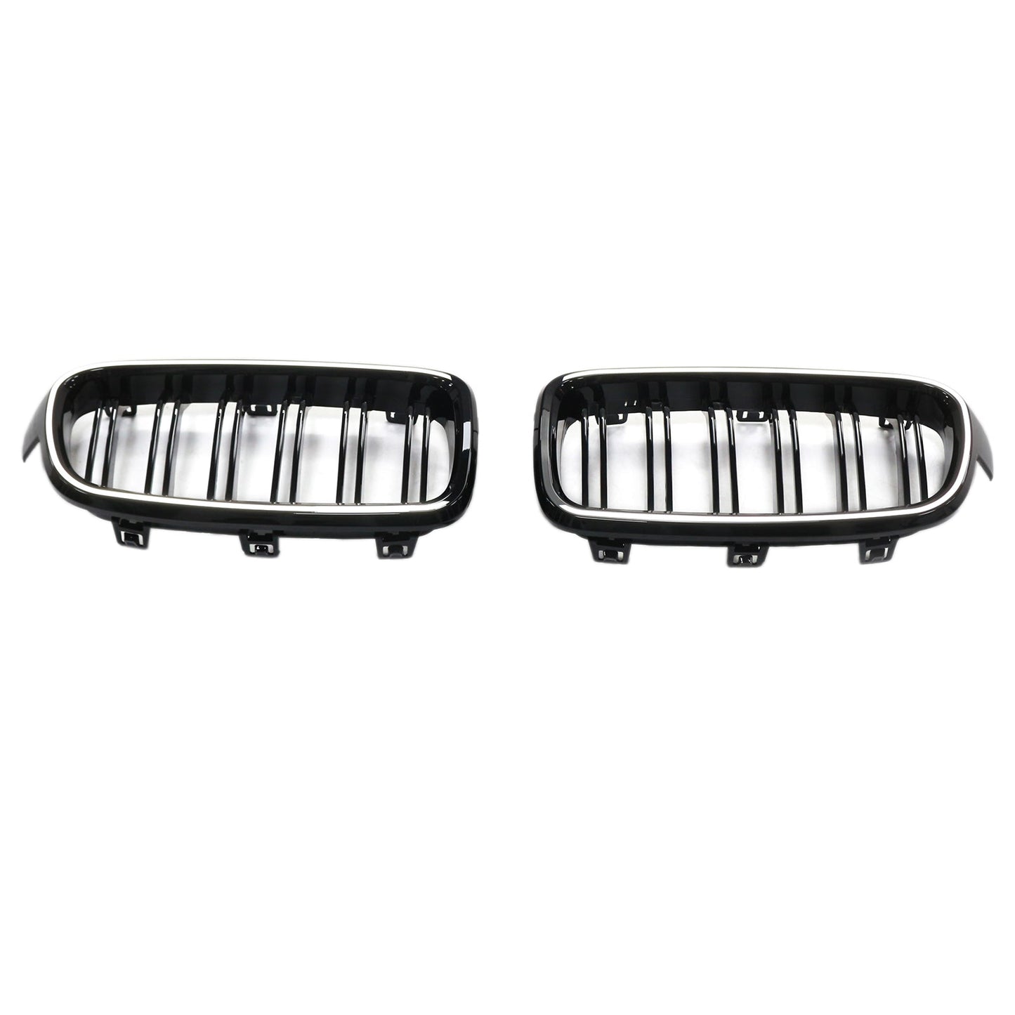 2012-2019 Double Slat Front Kidney Grille Grill Fit BMW 3 Series F30 F31 F35