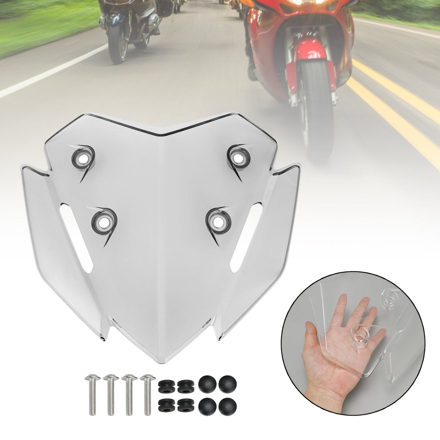 Pare-brise ABS pour moto Yamaha X-MAX 300 2023