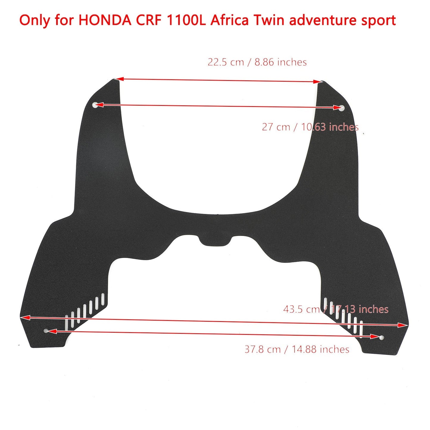 Forkshield Updraft Deflector fit for HONDA CRF 1100L Africa Twin adv. sport 2020