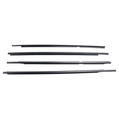2005-2010 Toyota Vitz (KSP90, NCP91, NCP95, SCP90) 4pcs Outer Door Glass Weatherstrip Moulding 68160-52110 68210-52110