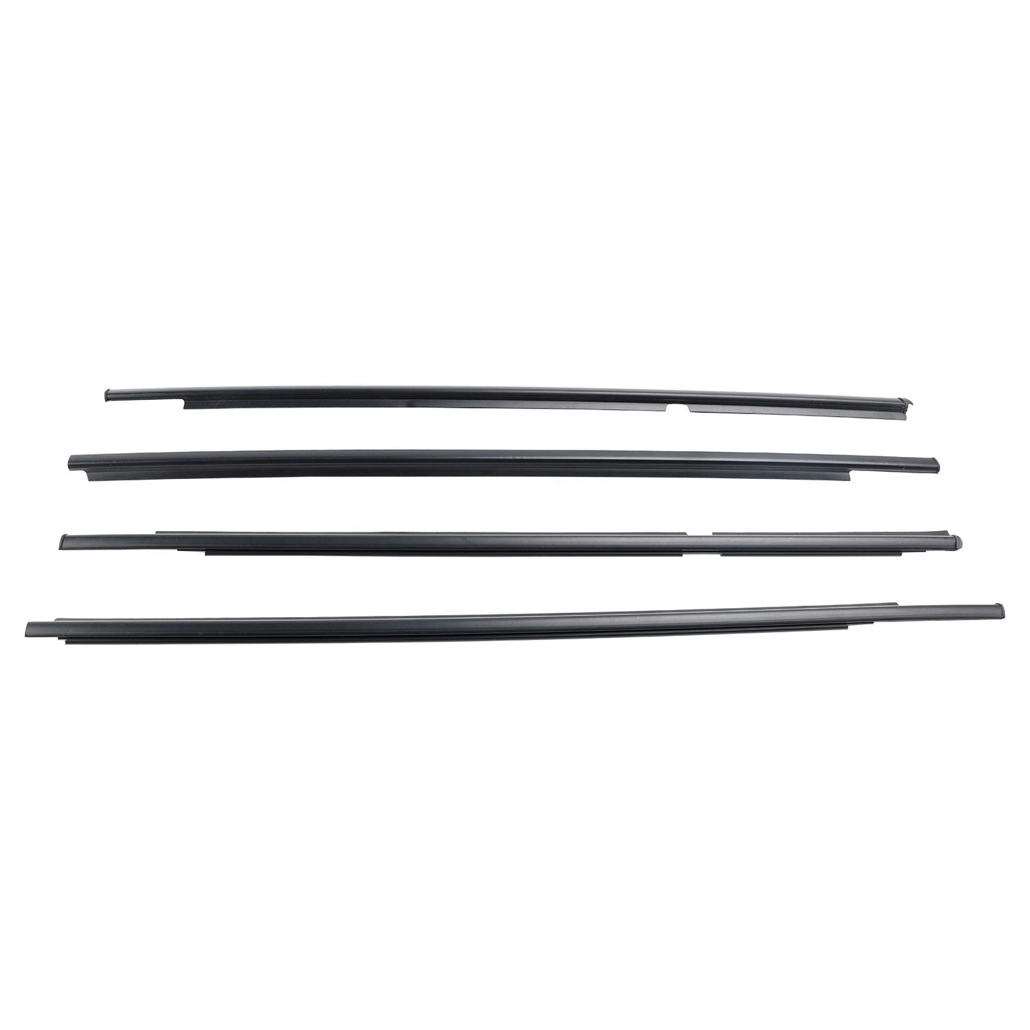 2005-2010 Toyota Vitz (KSP90, NCP91, NCP95, SCP90) 4 pièces moulures de joint d'étanchéité pour vitres de porte extérieures 68160-52110 68210-52110