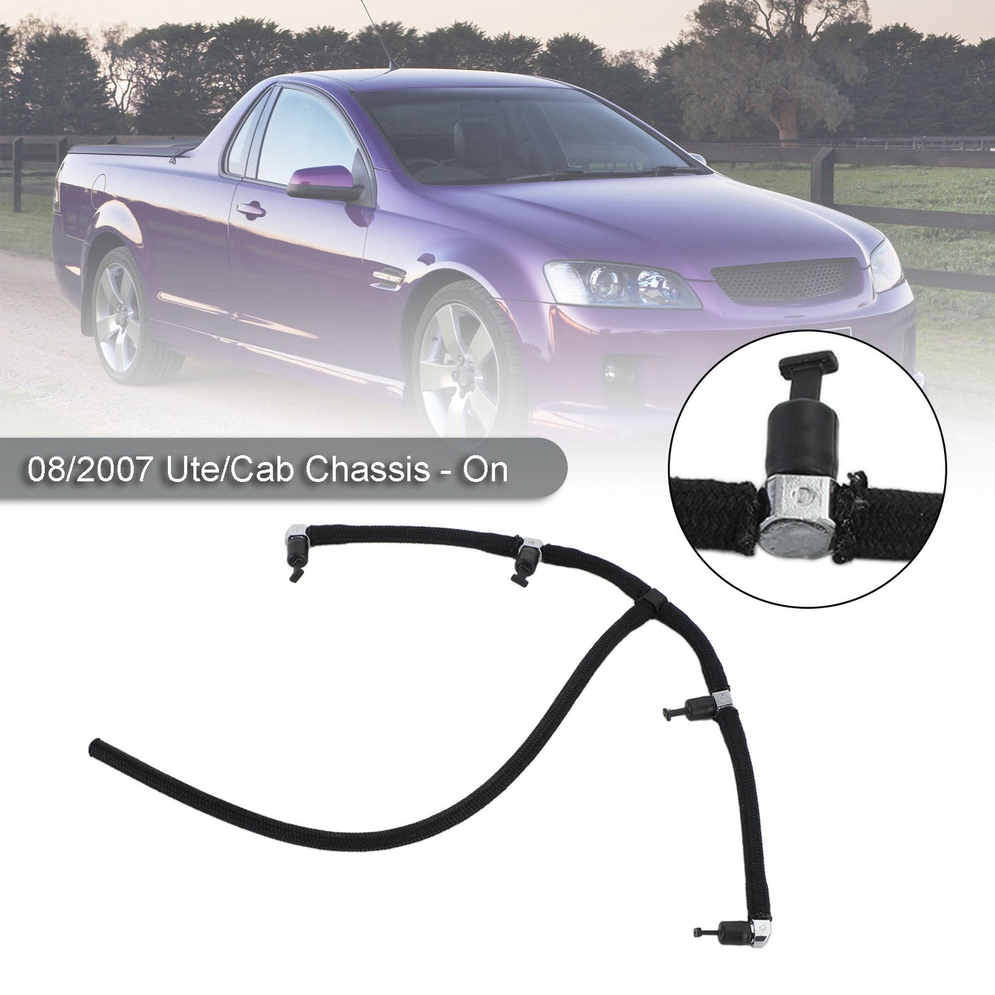 Línea de retorno de purga de combustible del inyector de riel común Patrol GU Y61 ZD30 de 3.0L