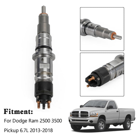 2013-2018 Dodge Ram 2500 3500 Pickup 6.7L Common Rail Fuel Injector 0986435574 68210105AA 68210512AA