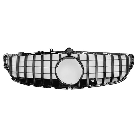 2015-2018 Mercedes Benz CLS Class W218 C218 X218 GTR Style Grill Front Bumper Glossy Black Grille