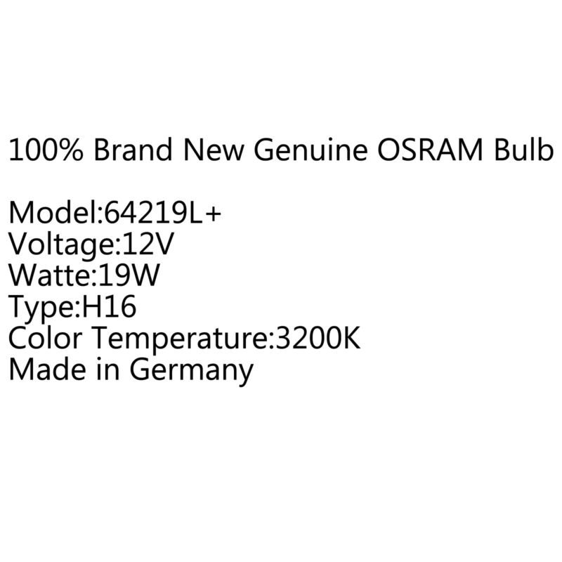 Ampoule halogène antibrouillard H16 Lexus 3200K 12 V 64219L + OSRAM B4 1 pièce 19 W 