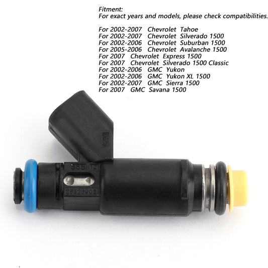 12580426 Injecteurs de carburant 02-04 Chevy 5.3 FLEX 25326903 M02903X8