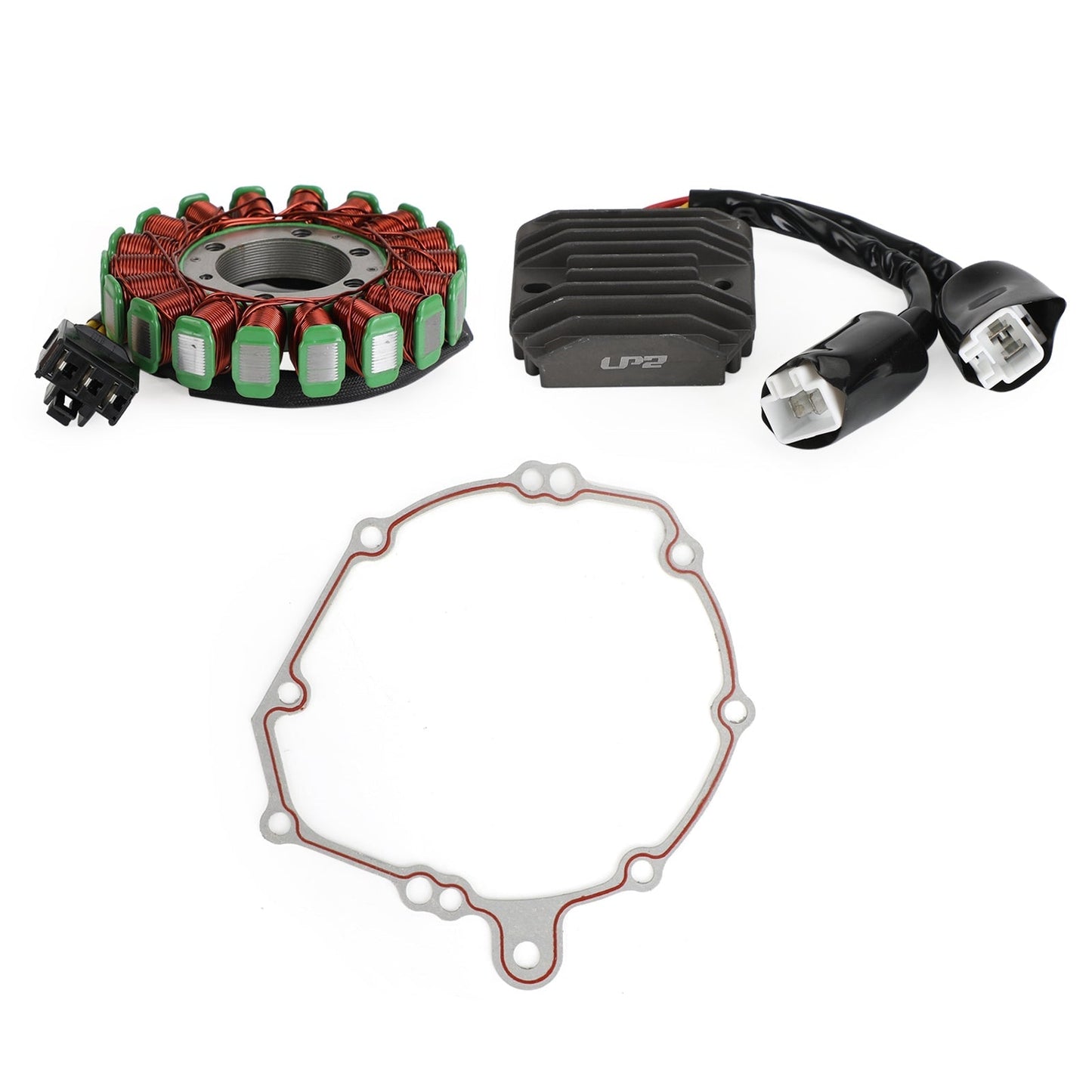 2006-2007 Honda CBR1000RR Magneto Stator+Voltage Regulator Rectifier+Gasket 31600-MEL-A21 31120-MEL-D21