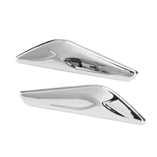 Paire de garnitures de garde-boue avant chromées pour BMW F25 F26 X3 51117338569 51117338570