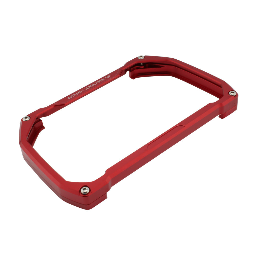 Cubierta protectora de aluminio para velocímetro, color negro, compatible con BMW R1200 Gs 18-20 R1250 Gs 19-20, color rojo