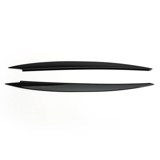 2013-2019 Golf MK7 Golf R GTI GTD VW Front Headlight Eyelid Eyebrow Cover Trim Black