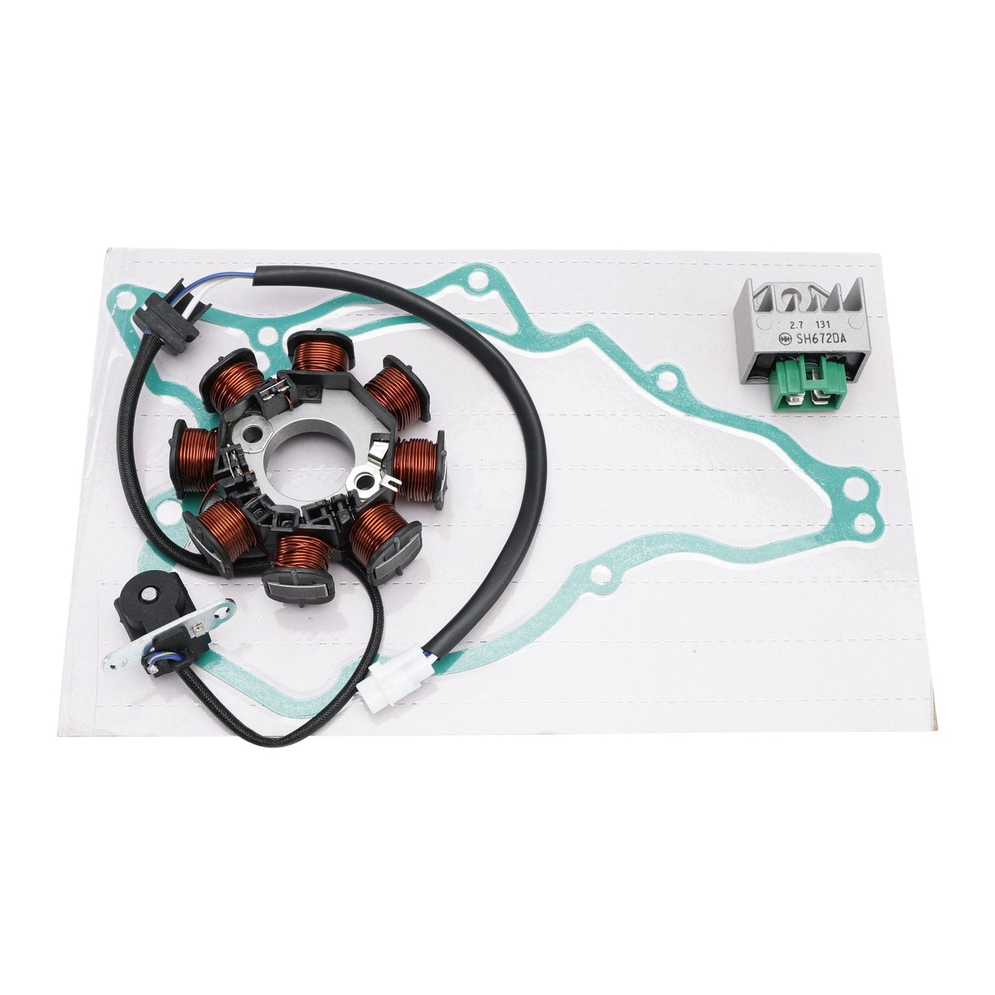 Régulateur d'alternateur et de stator avec joint pour Kawasaki KLX110 KLX 110 CD 10-24