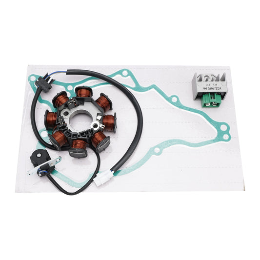 2011 Kawasaki KLX110L KLX110DBF 21003-0097 Alternator Stator Regulator
