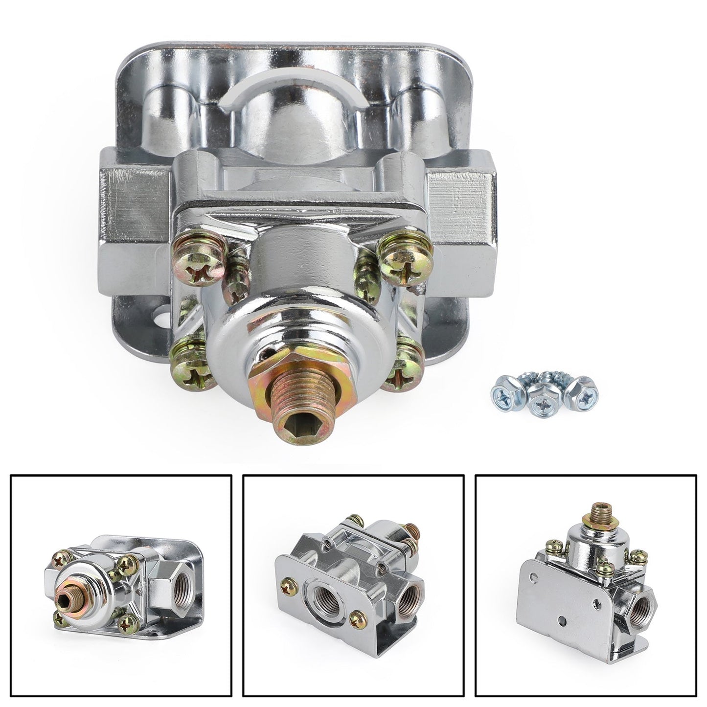 Régulateur de pression de carburant pour carburateur Holley 12-803, 2 ports, 4 1/2 à 9 PSI