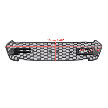 2015-2019 Matte Black Front Bumper Grill Grille Fit Ford Ranger T7 W/LED